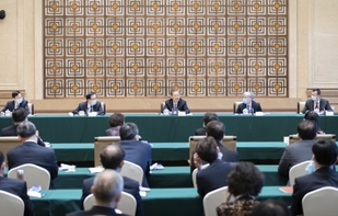 赵乐际与民盟、致公党、侨联界别政协委员共商国是