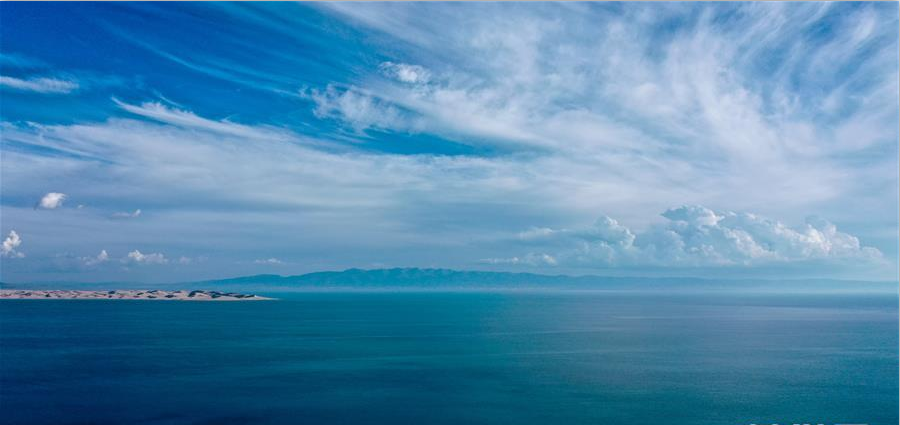 沙“绘”青海湖