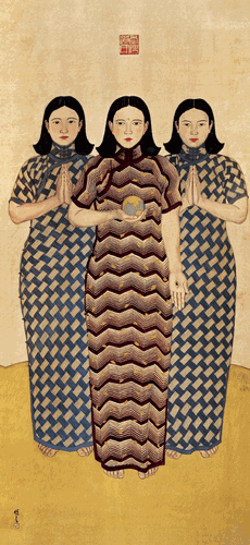 台湾遗民图-183.7×86.5cm-1930—1934年--王悦之