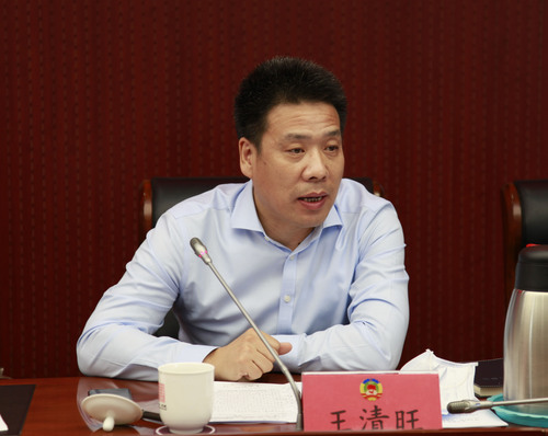 区委常委、区委组织部部长、区政府党组副书记王清旺讲话