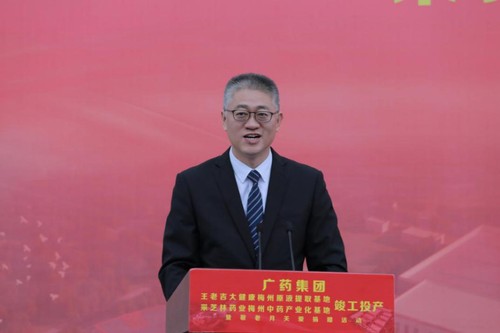 广药集团党委副书记杨军发言