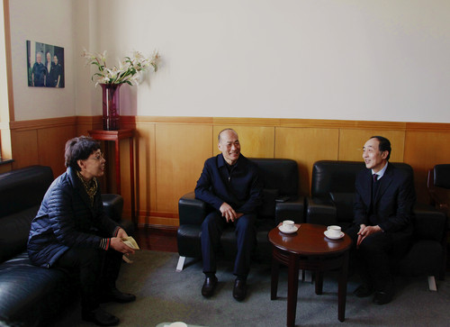 宋主席走访宽街基督教堂主任牧师李建安委员