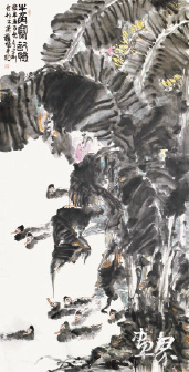 牛角寨记忆240×123cm-李-刚