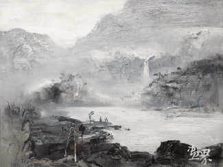 鸿蒙之外（油画）150×200cm-2016年-徐-里