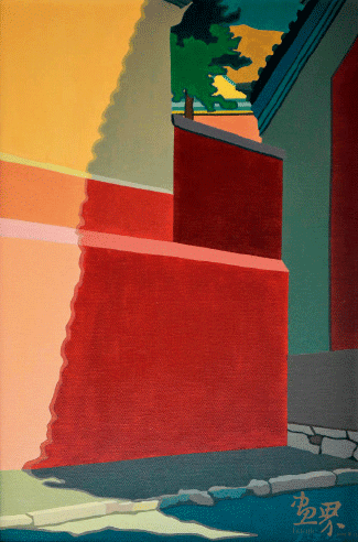 五台的时间－3号（布面油画）40×60cm--李卓霖