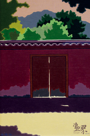 五台的时间－8号（布面油画）40×60cm--李卓霖