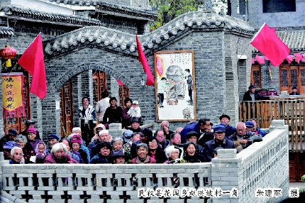 民权县花园乡赵洪坡村一角　朱建军　摄