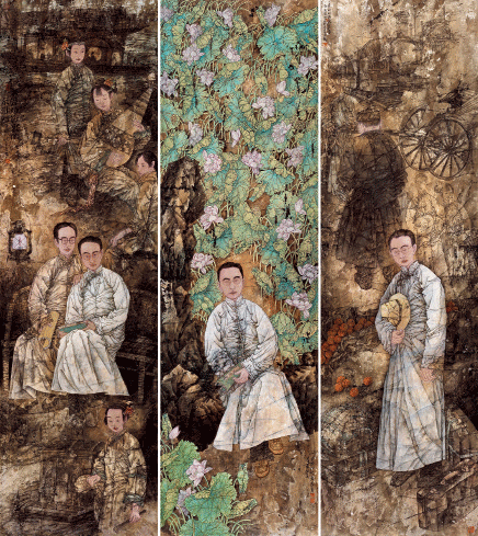 文学家朱自清-242×218cm-2011年-徐惠泉