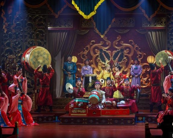 传承非遗文化 唐代宫廷燕乐《鼓》首演