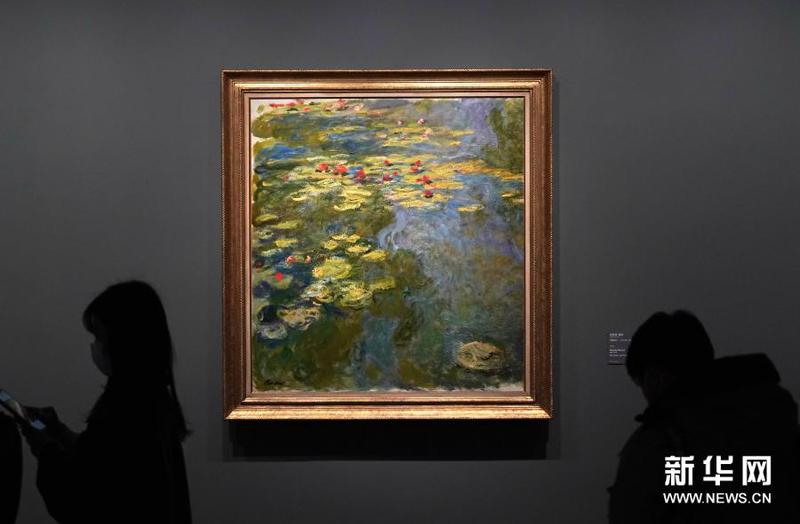 3月17日，观众在参观“莫奈与印象派大师展”。新华社记者 任珑 摄3