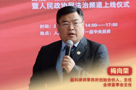 梅向荣：盈科致力打造“全球一小时法律服务圈”