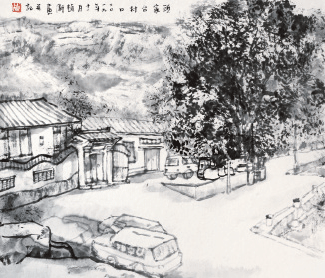 顾家台写生之三2019年-赵-卫