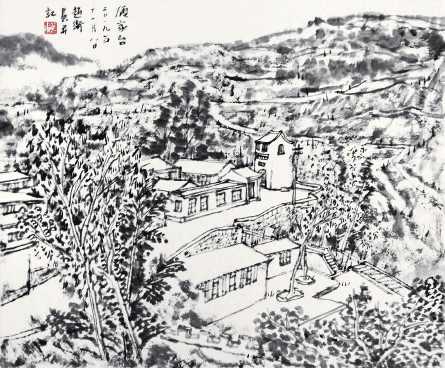 顾家台写生之四2019年-赵-卫