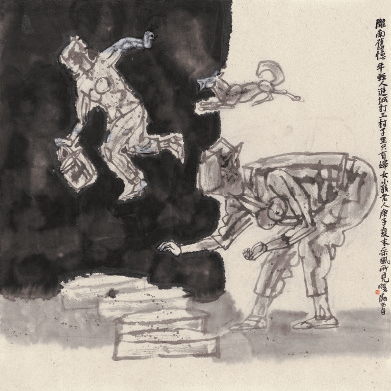 陇南旧忆之七-68×68cm-2020年-杨晓阳