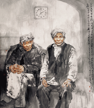 老两口145×180cm-2003年-王-珂