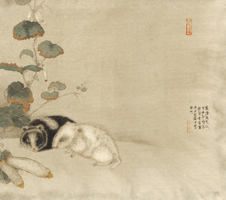 秋瓜香-35×33cm-2018年-刘万鸣