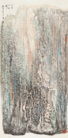 日静山如染-136×68cm-2020年-王永亮