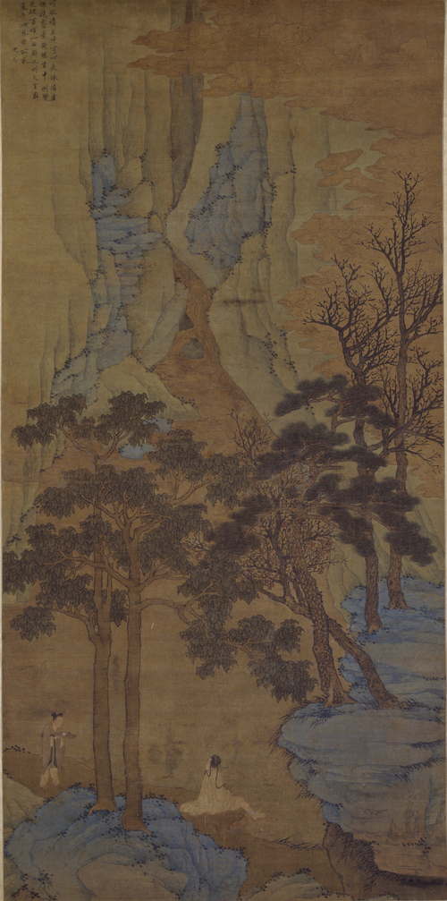 6 明 沈周《桐荫濯足图》 首都博物馆藏