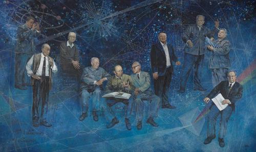 董卓《国家的脊梁》（油画） 2019 中国美术馆藏