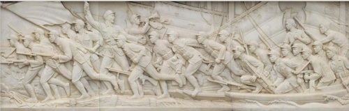 画稿彦涵、雕刻刘开渠《胜利渡江》（浮雕） 1958 中国美术馆藏