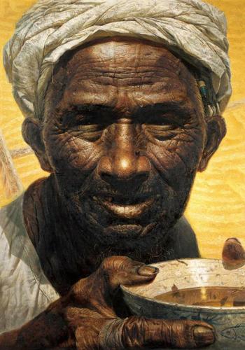 罗中立《父亲》（油画） 1980 中国美术馆藏