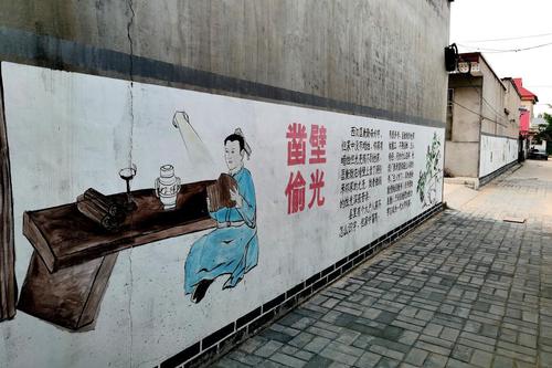 位于山东郯城县花园镇刘湖村的“博士巷”，这里9户人家出了9名博士。新华社记者 郭绪雷 摄