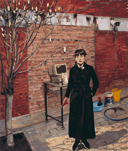 喻-红（布面油画）260x220cm-2021年-刘小东
