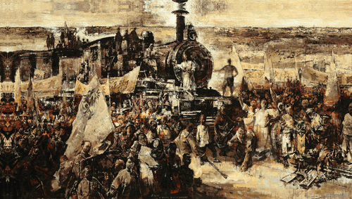 保路运动-250×450cm-2012年-续鹤贤