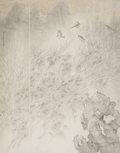 漓水晨风-206x165cm-2019年-张超