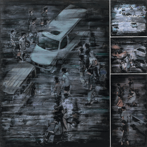 行之三200×200cm-2019年-文祯非