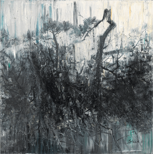 行之六（油画）150×150cm-2016年-文祯非