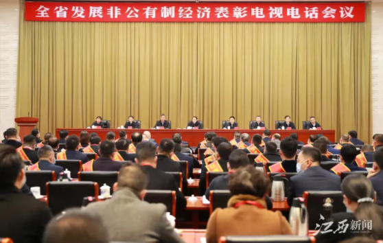 易炼红出席江西全省发展非公有制经济表彰电视电话会议并讲话