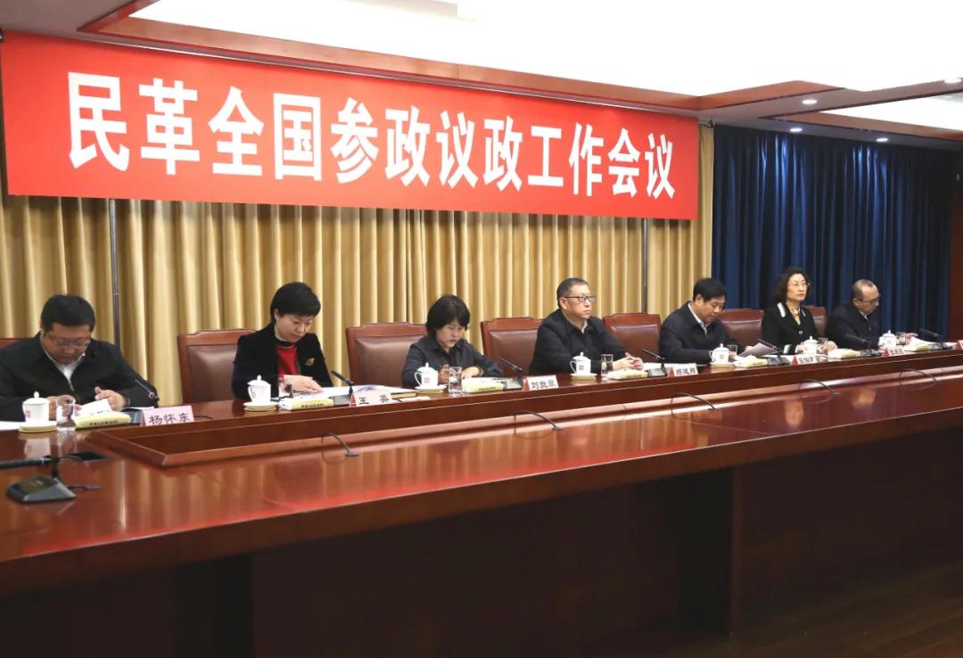 民革全国参政议政工作会议召开