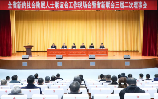 山东省新的社会阶层人士联谊会工作现场会暨省新联会三届二次理事会召开