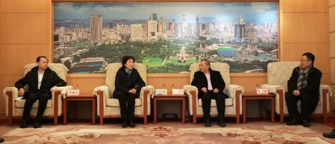 徐广湘走访中科院大连化物所党外院士