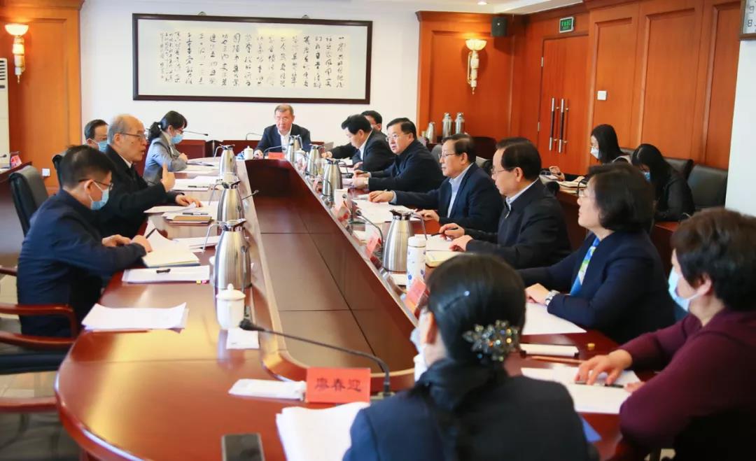 最高人民检察院检察长张军走访致公党中央  万钢蒋作君曹鸿鸣吕彩霞出席座谈会