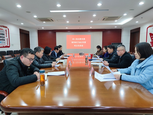 农工党合肥市委会召开2021年度民主生活会