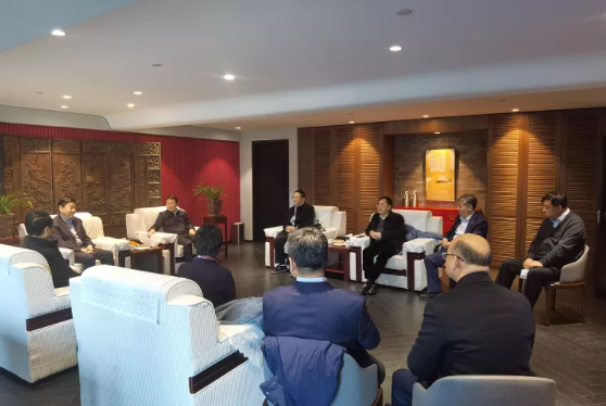 黄喜忠在北京江西企业商会调研