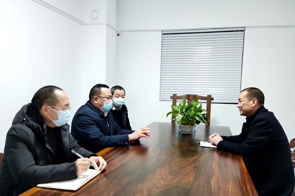 农工党百色市委会走访党员企业，助力复工复产