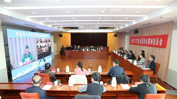 民进学习贯彻两会精神座谈会在京召开