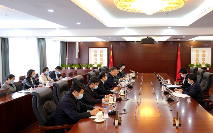 中共中央统战部副部长陈旭一行走访农工党中央机关