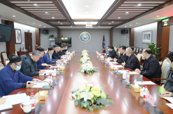吉林一行赴中国道教协会座谈交流