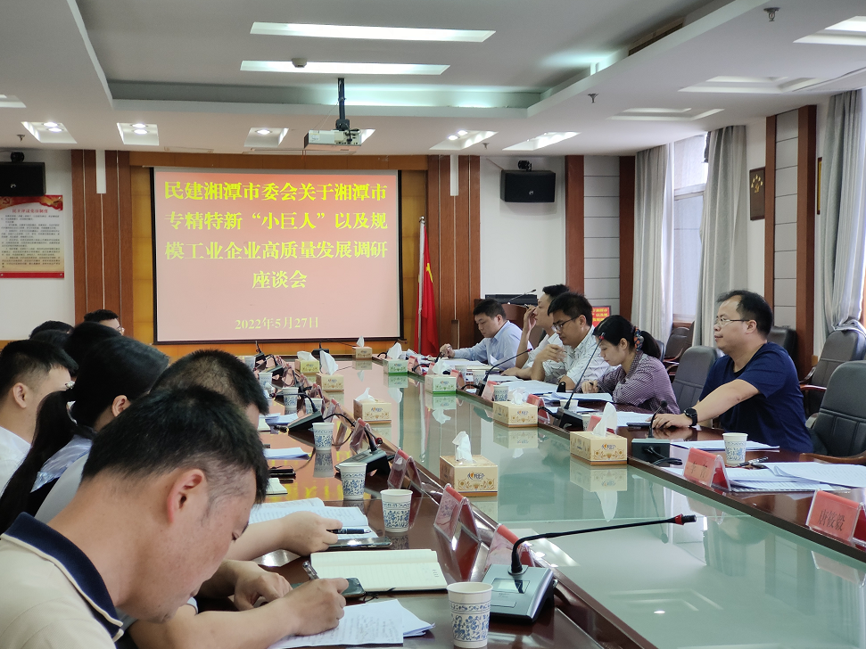 民建湖南湘潭市委会开展专题调研