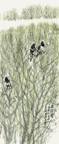 春消息-240×90cm--马新林