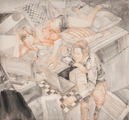 上网族-178×191cm-2012年-杨德玉