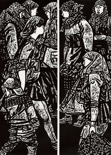 丝路新颜（版画）120×88cm--王僖山
