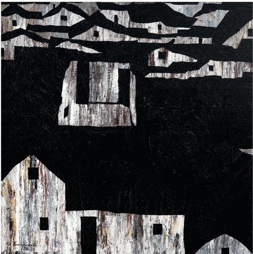故-园（丙烯）138×138cm-2014年-黄冠余