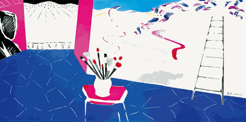秋的线条系列-3（油画）60×120cm-2020年-金-田