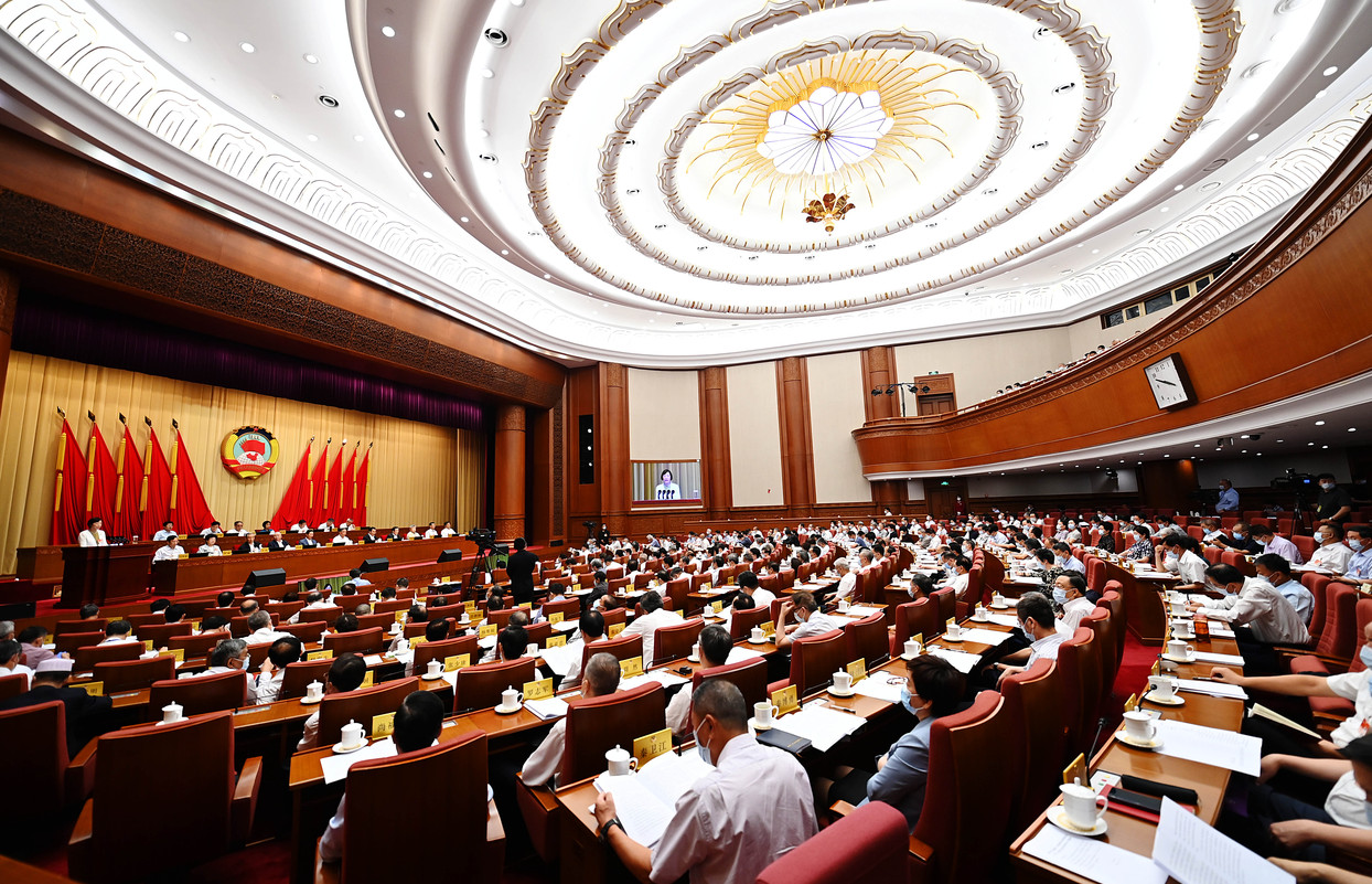 全国政协十三届常委会第二十二次会议举行全体会议