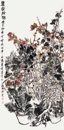 农家拾趣69×138cm-2020年-唐-建